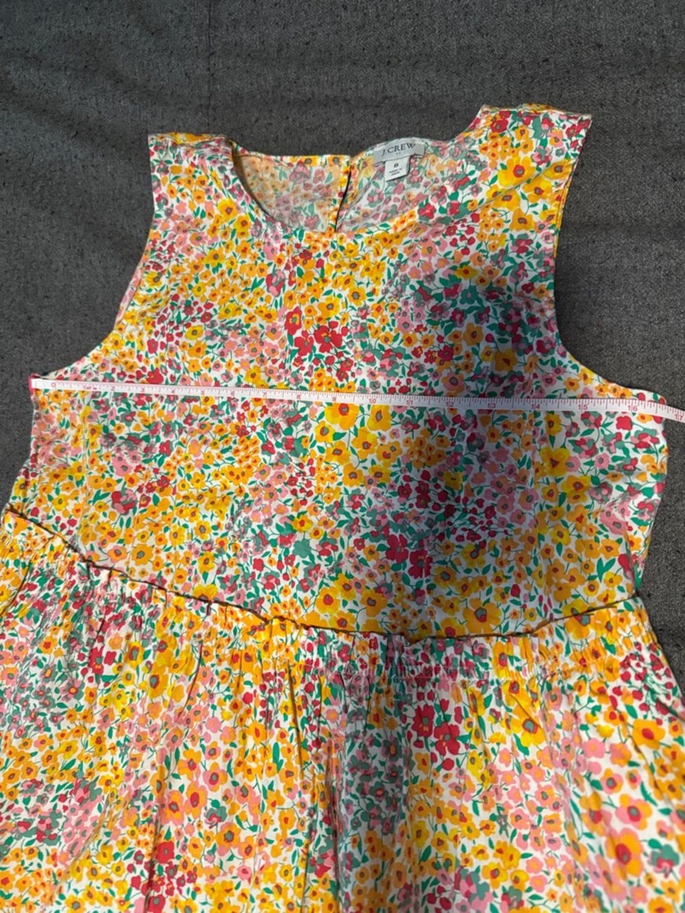 J. Crew floral dress, EUC, 8 - Picture 5 of 8